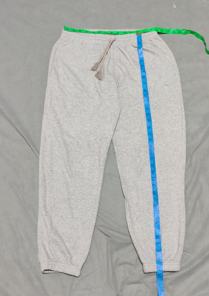 Adidas Men Cotton Gray Trouser M