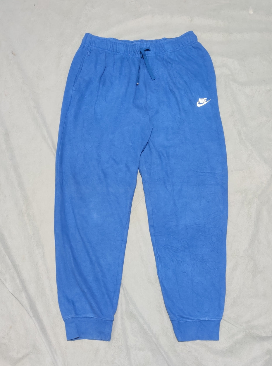 Nike Men Cotton Blue Trouser M