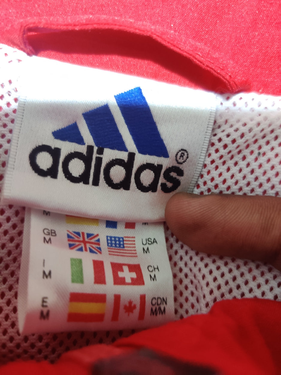 Adidas Sport Red Men Windbreaker M