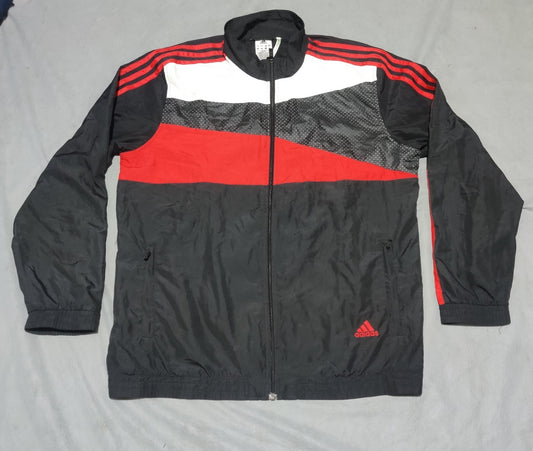 Adidas Sport Black Men Windbreaker L