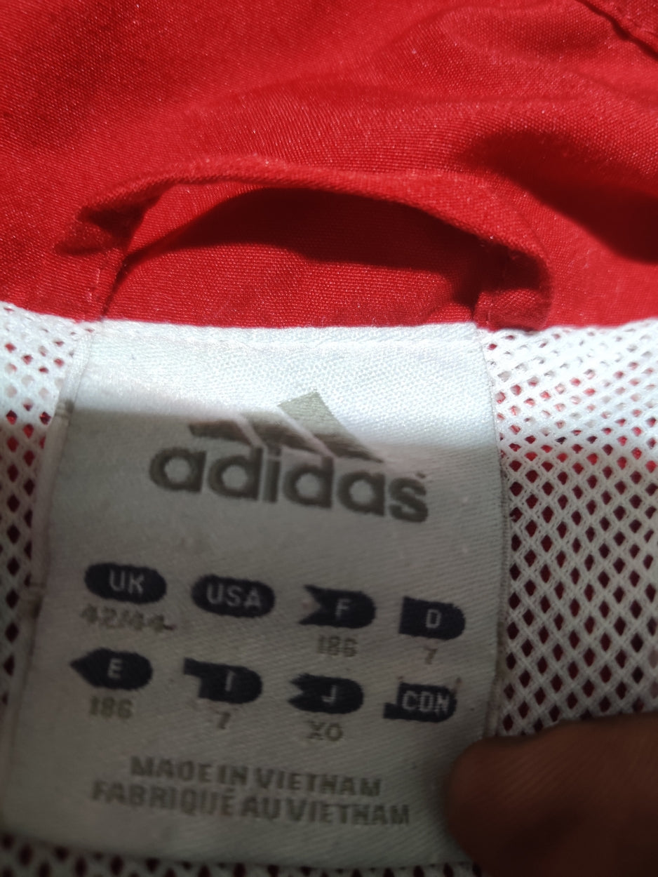 Adidas Sport Red Men Windbreaker L