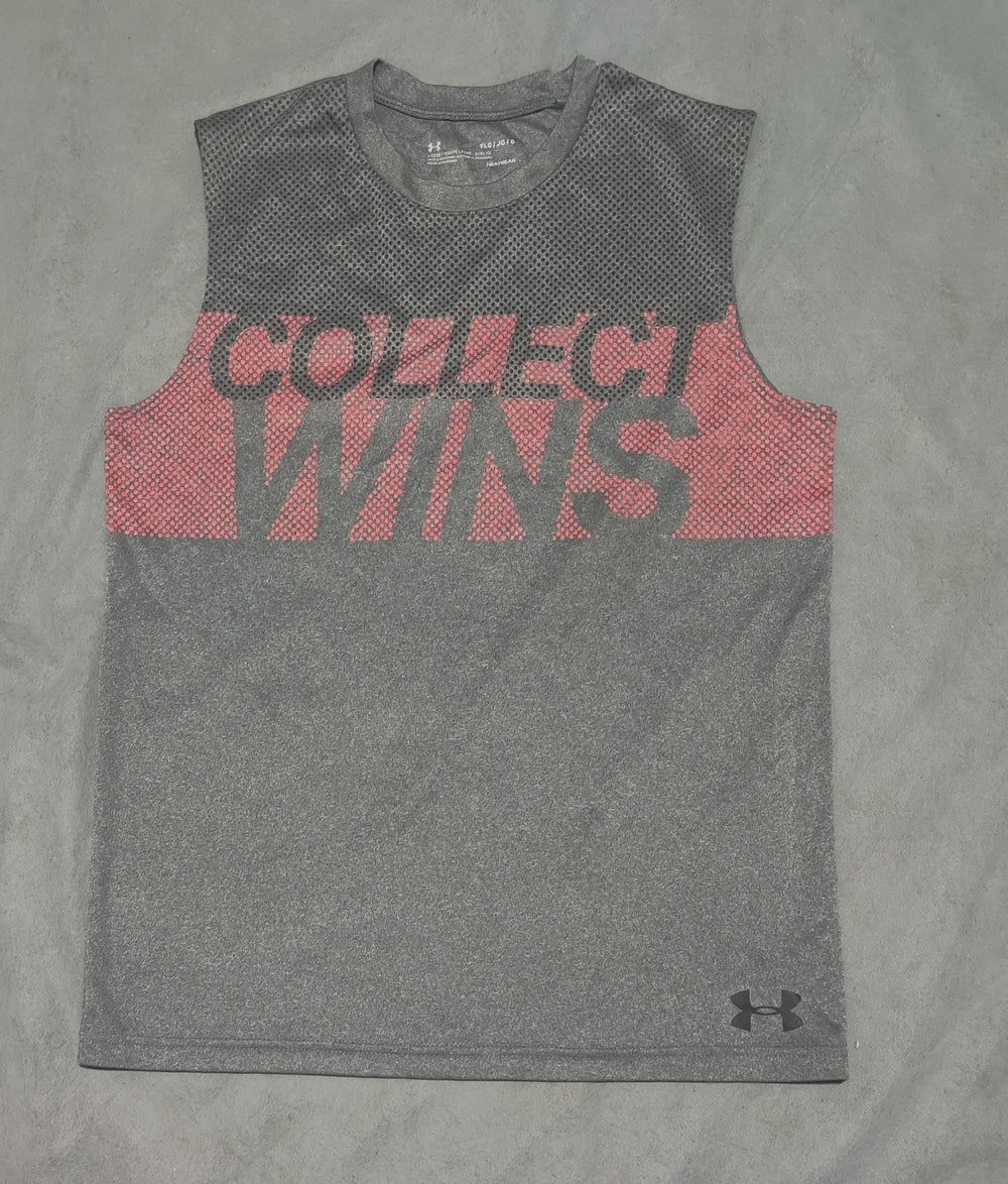 Under Armour Women Sport Gray Vest T Shirt L