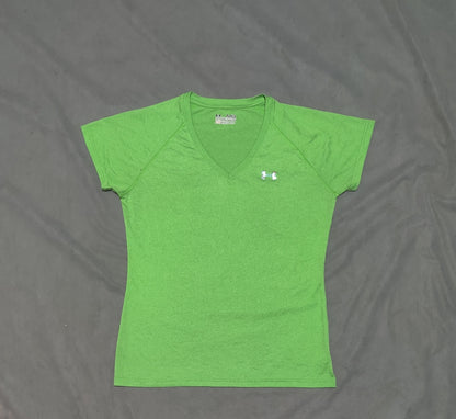 Under Armour Women Sport Green T Shirt M