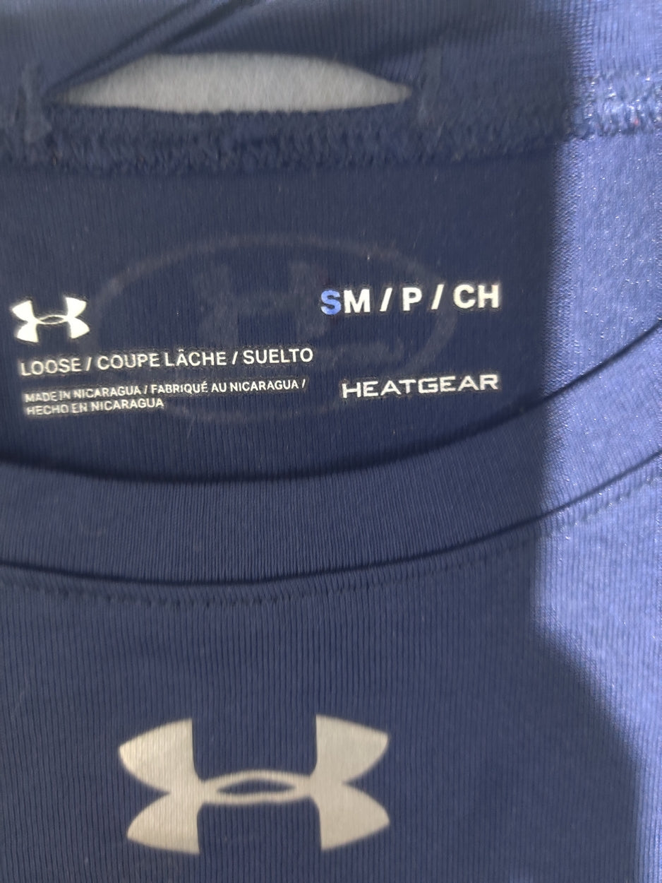 Under Armour Women Sport Blue T Shirt S