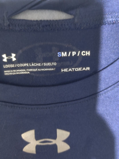 Under Armour Women Sport Blue T Shirt S