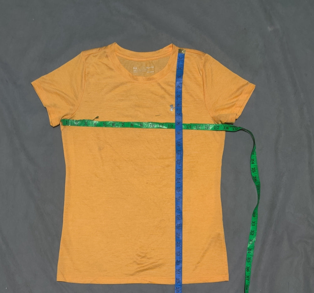 Under Armour Women Sport Orange T Shirt S