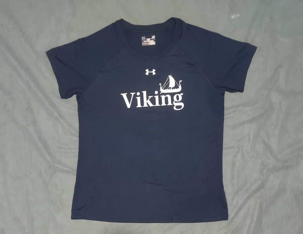 Under Armour Women Sport Blue T Shirt L