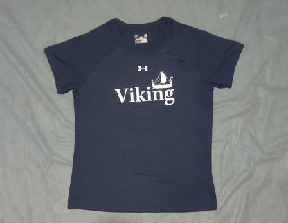 Under Armour Women Sport Blue T Shirt L