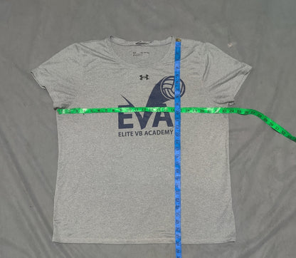 Under Armour Women Sport Gray T Shirt 2XL