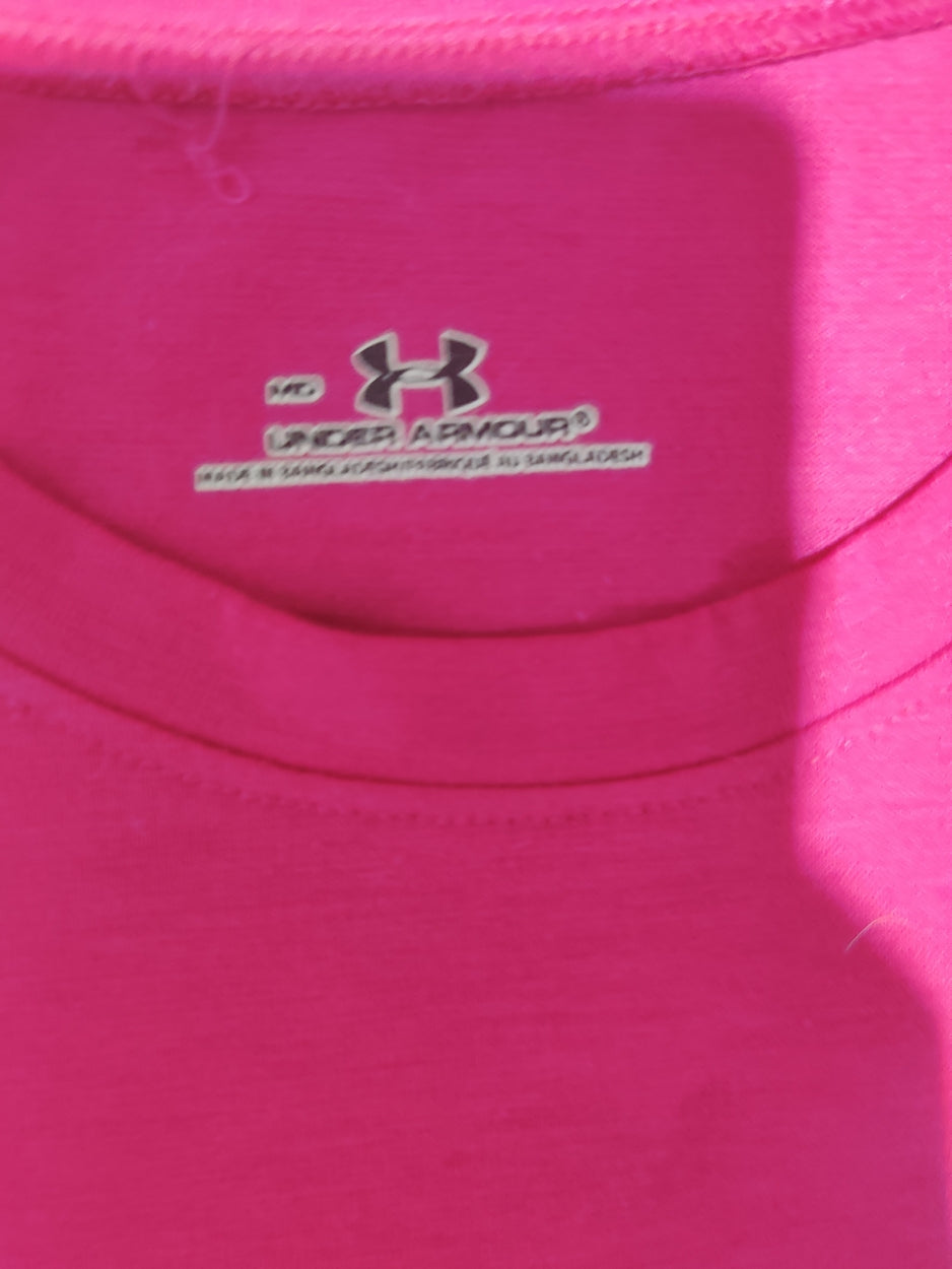 Under Armour Women Sport Pink T Shirt M