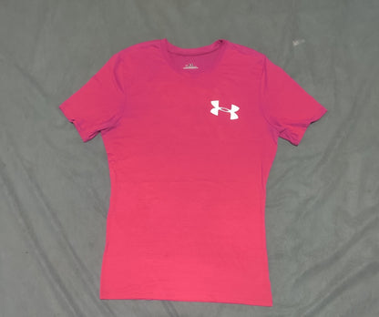 Under Armour Women Sport Pink T Shirt M