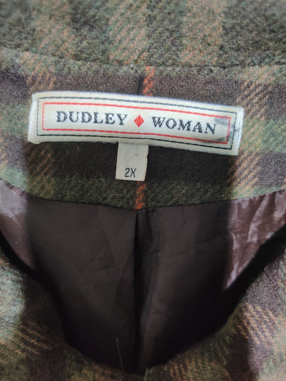 Dudley Women Green Jacket 2XL
