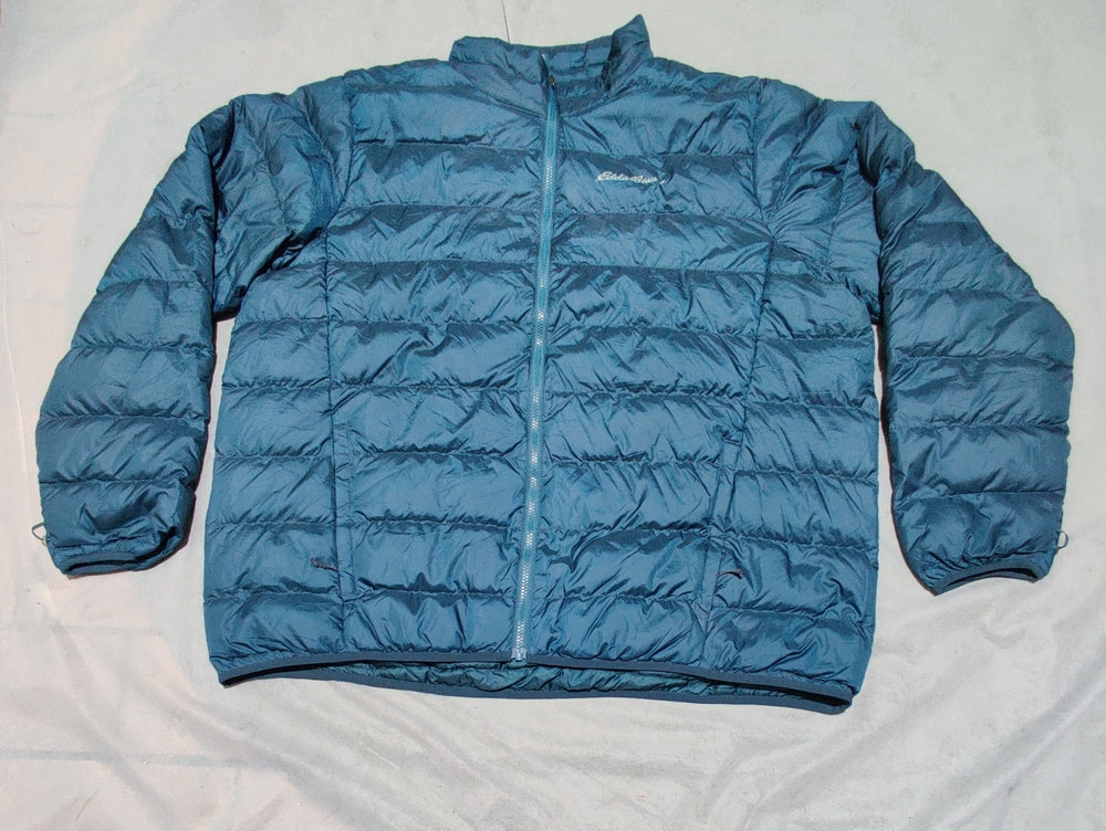 Eddie Bauer Men Puffer Blue Jacket