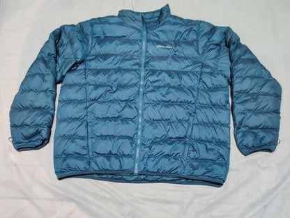 Eddie Bauer Men Puffer Blue Jacket