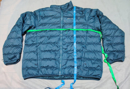 Eddie Bauer Men Puffer Blue Jacket