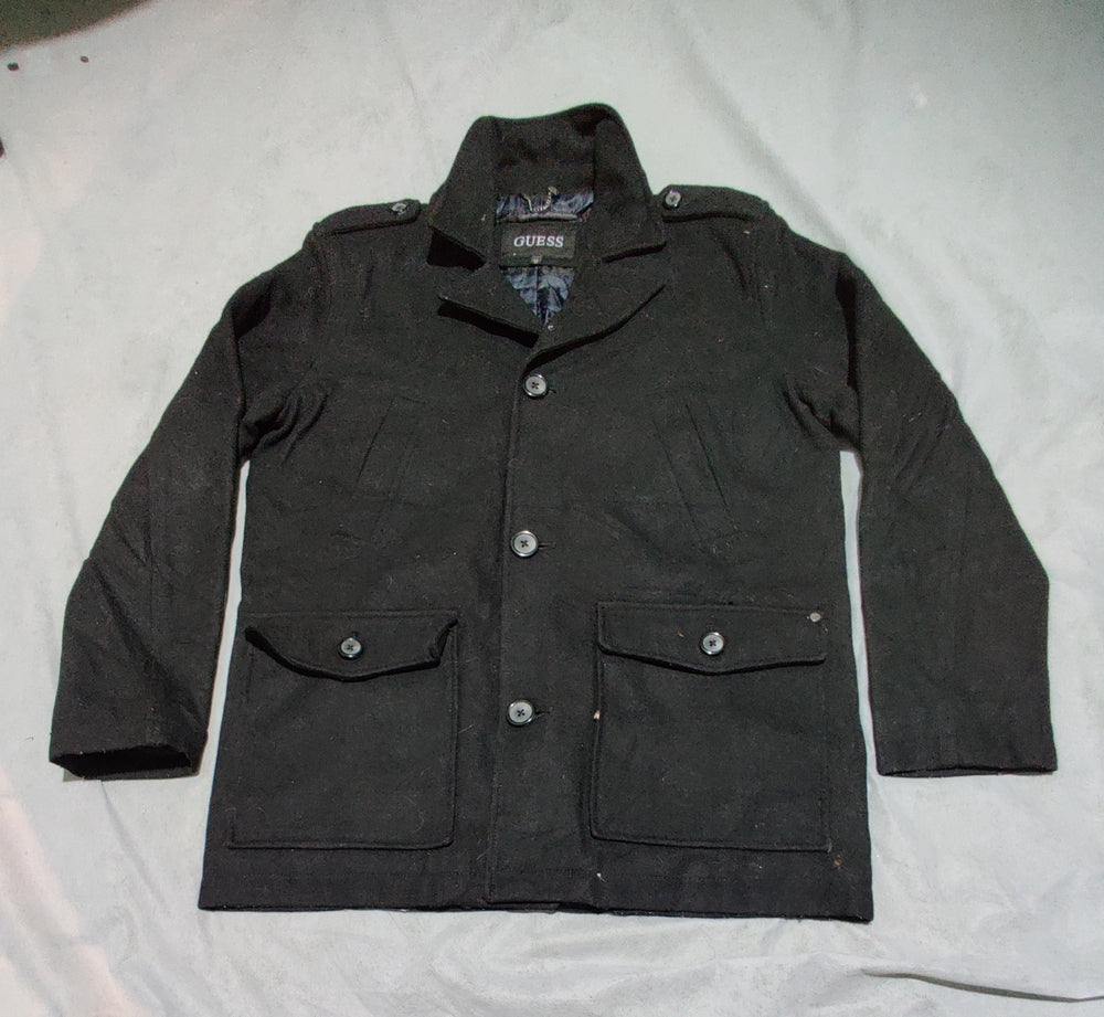 Guess Men Black Coat
