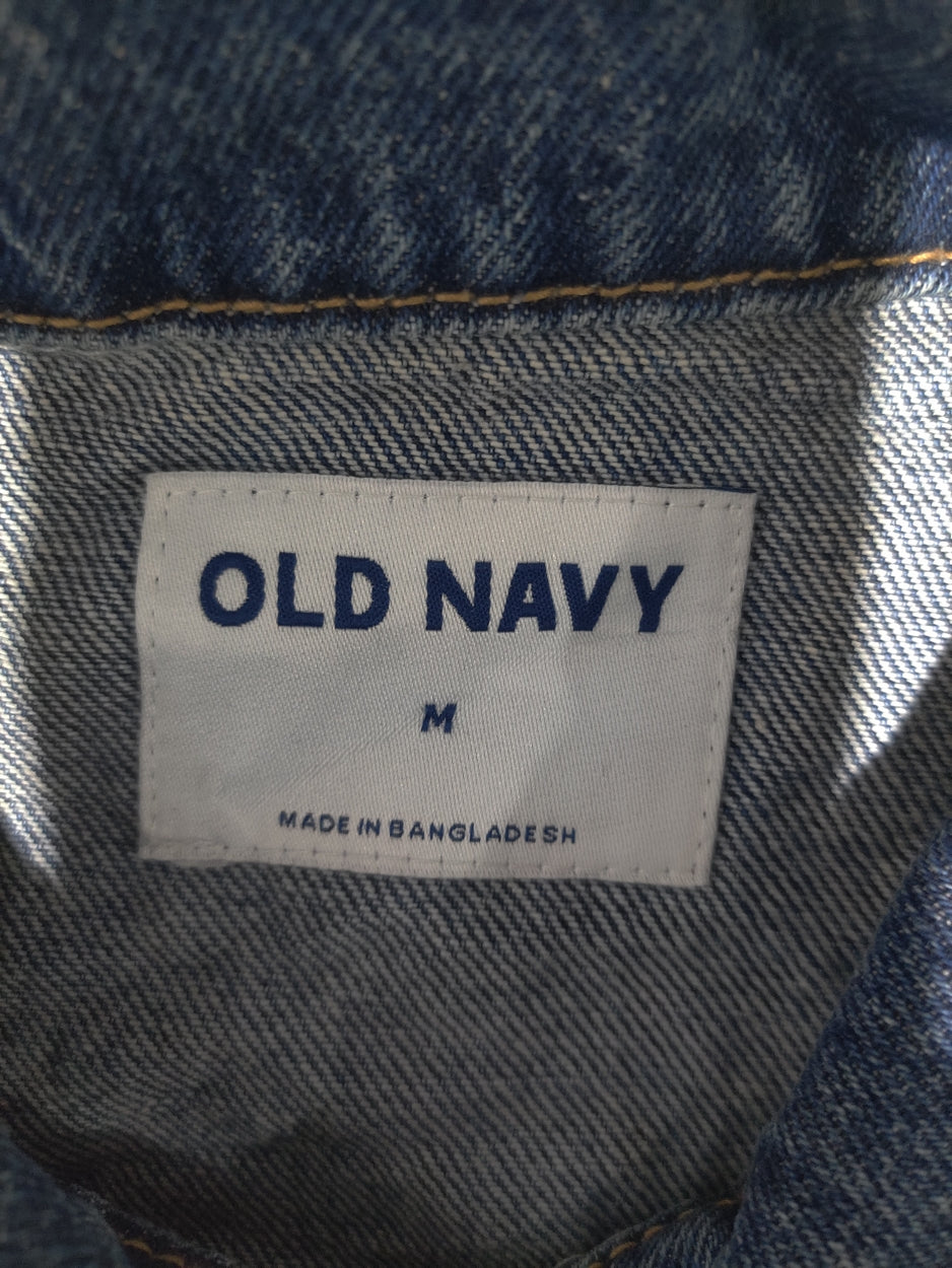 Old Navy Women Blue Denim Jacket M