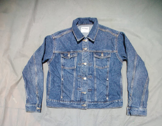 Old Navy Women Blue Denim Jacket M