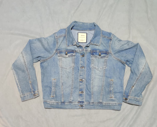 Sonoma Women Blue Denim Jacket L
