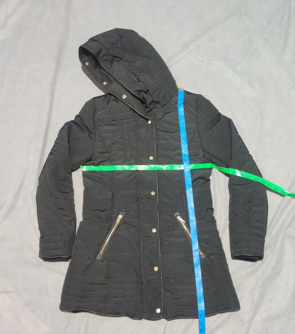 Elements Women Black Long Jacket M