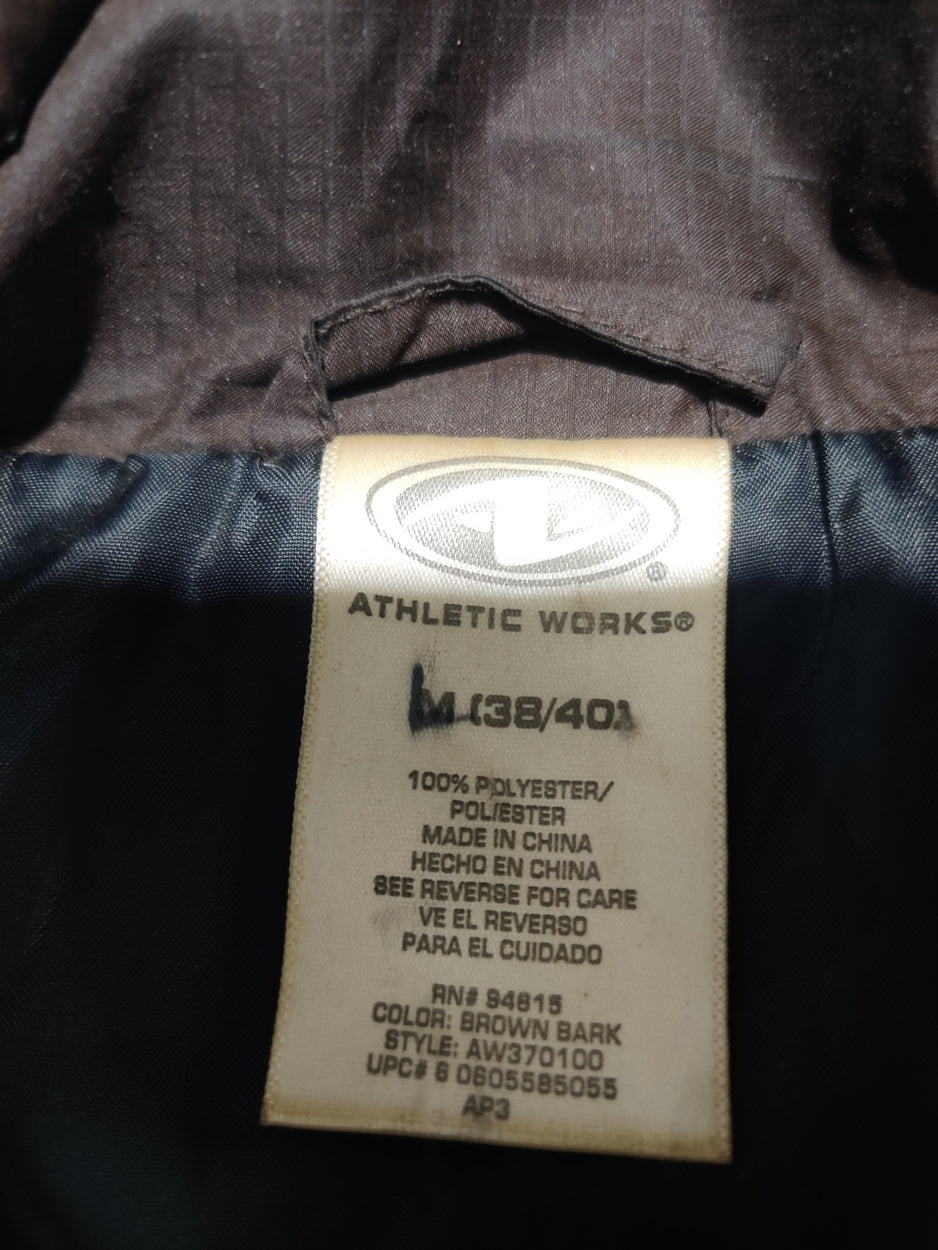 Athletic Works Men Brown Puffer Jacket