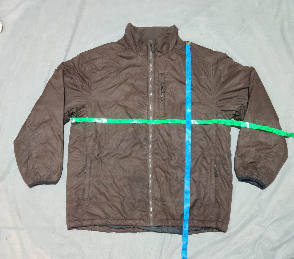 Athletic Works Men Brown Puffer Jacket