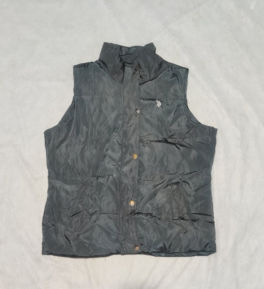 Polo U.S. Assn Men Black Vest Puffer Jacket