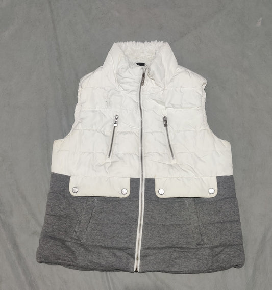 Calvin Klein Men White Puffer Vest Jacket
