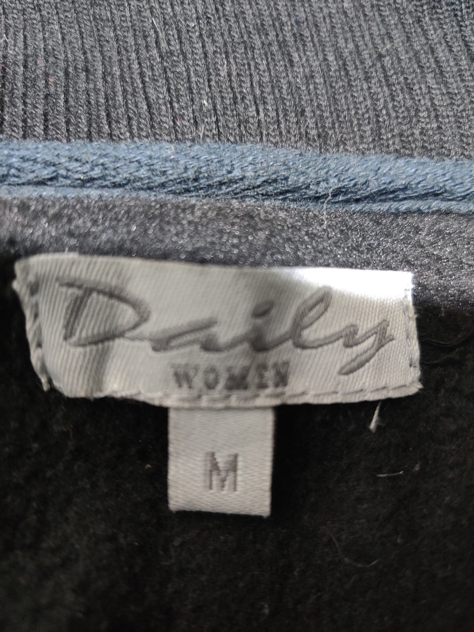 Daily Women Black Vest Jacket M
