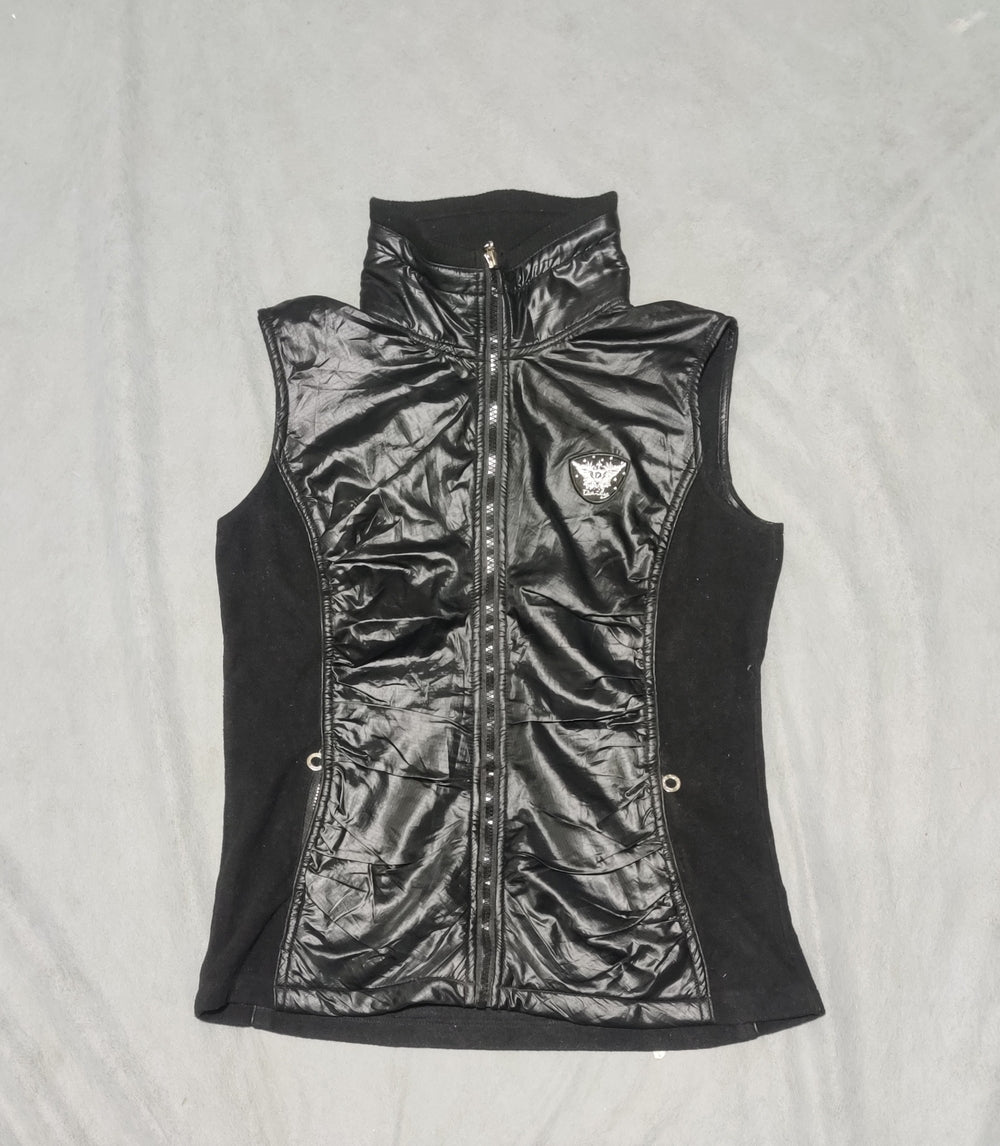 Daily Women Black Vest Jacket M