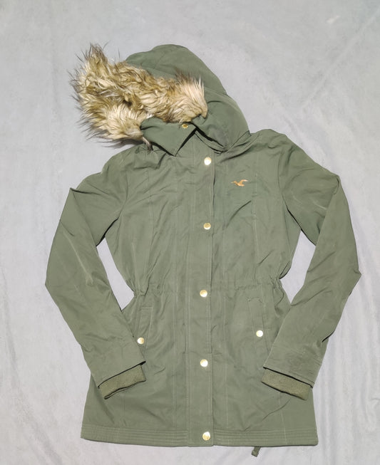 Hollister Women Green Jacket XS