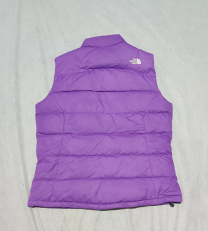 The North Face 700 fill Women Purple Vest Puffer Jacket