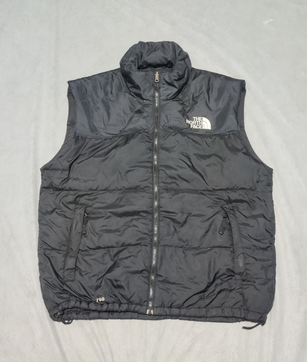 The North Face 700 Fill Men Black Puffer Vest Jacket