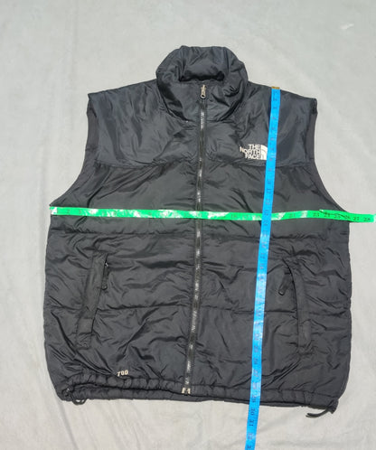 The North Face 700 Fill Men Black Puffer Vest Jacket