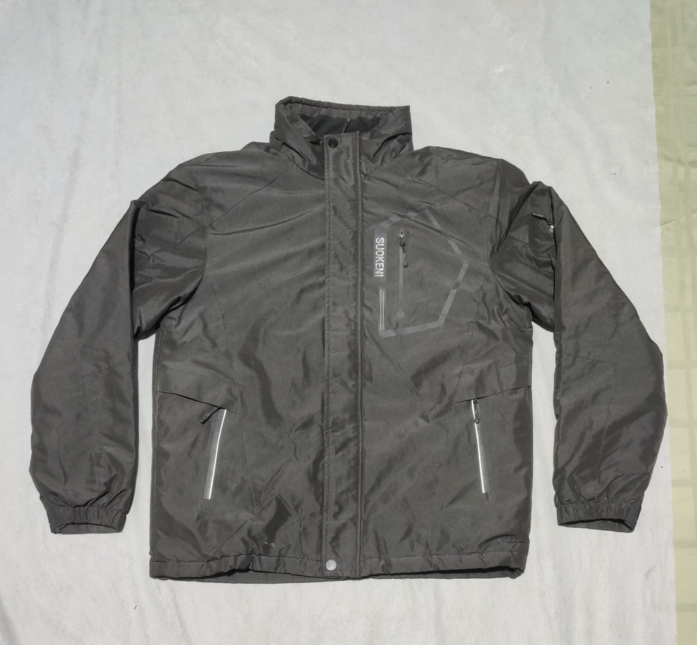 Suokeni Men Black Jacket
