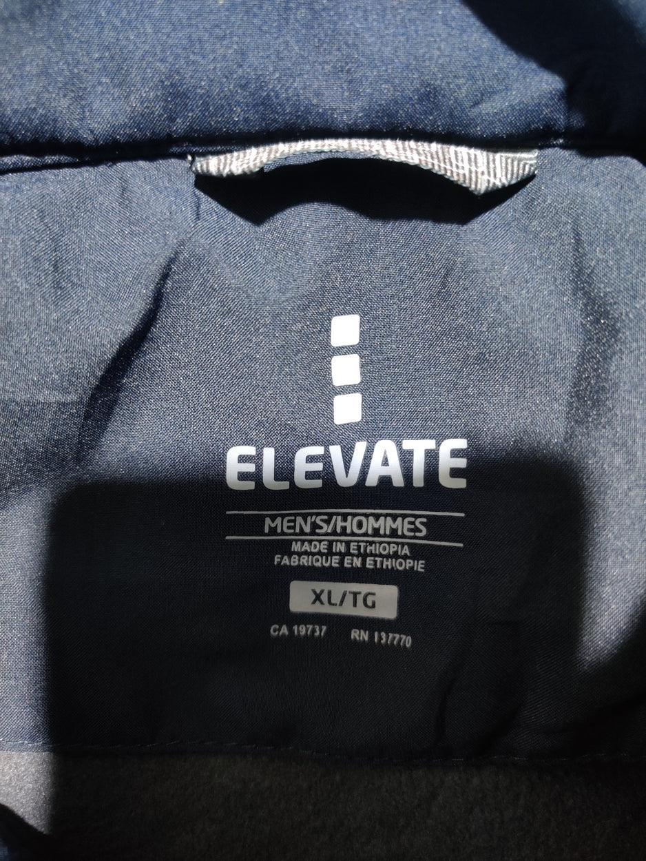 Elevate Men Blue Vest Jacket