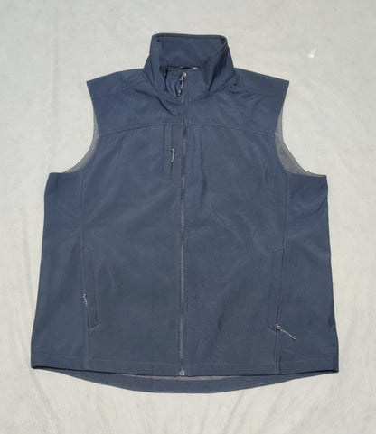Elevate Men Blue Vest Jacket