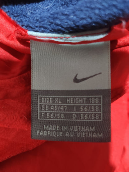 Nike Men Red Puffer Jacket