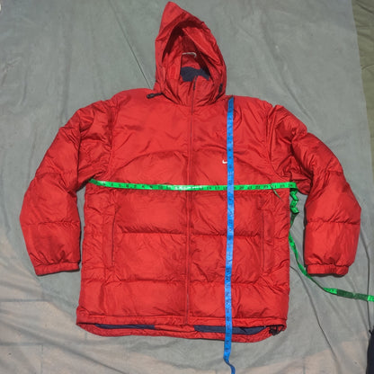 Nike Men Red Puffer Jacket