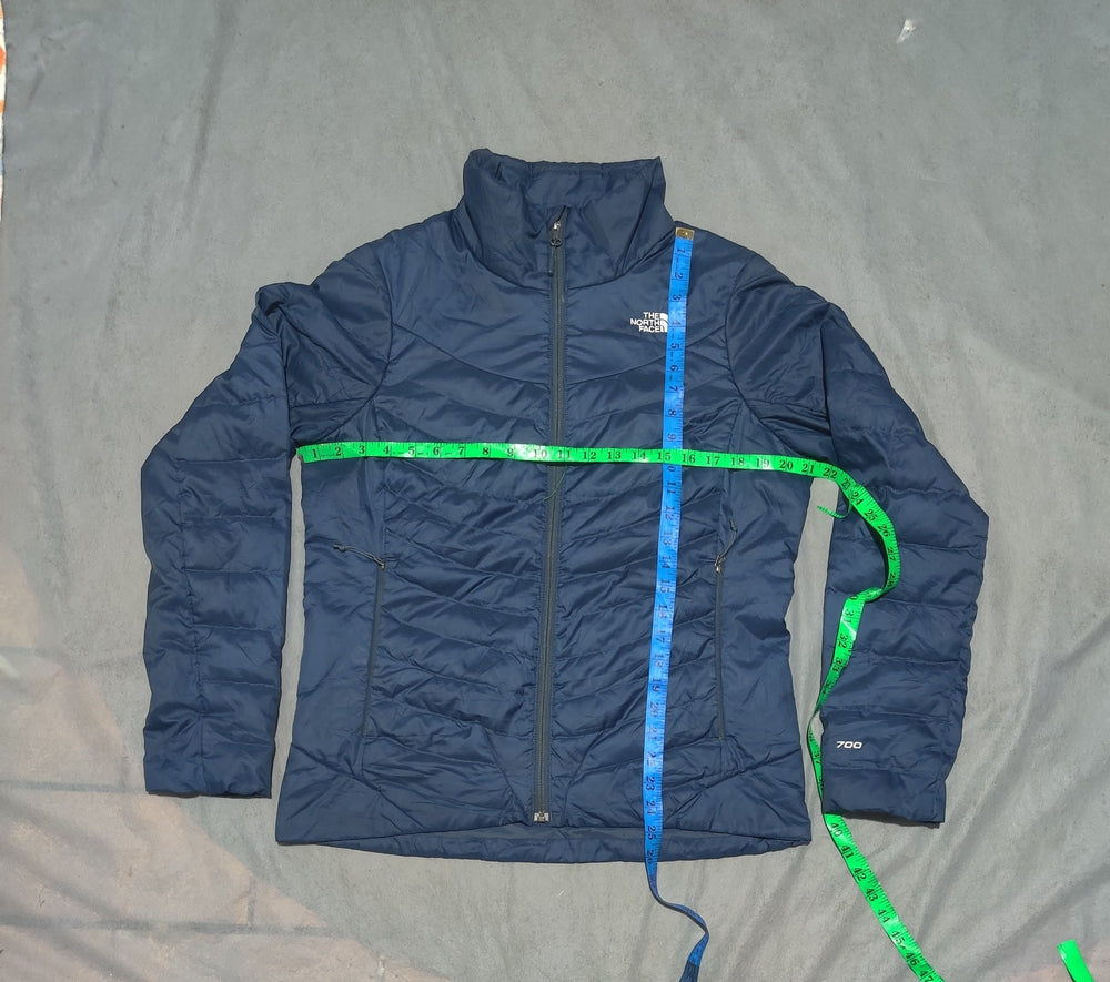 The North Face 700 Fill Women Blue Puffer Jacket