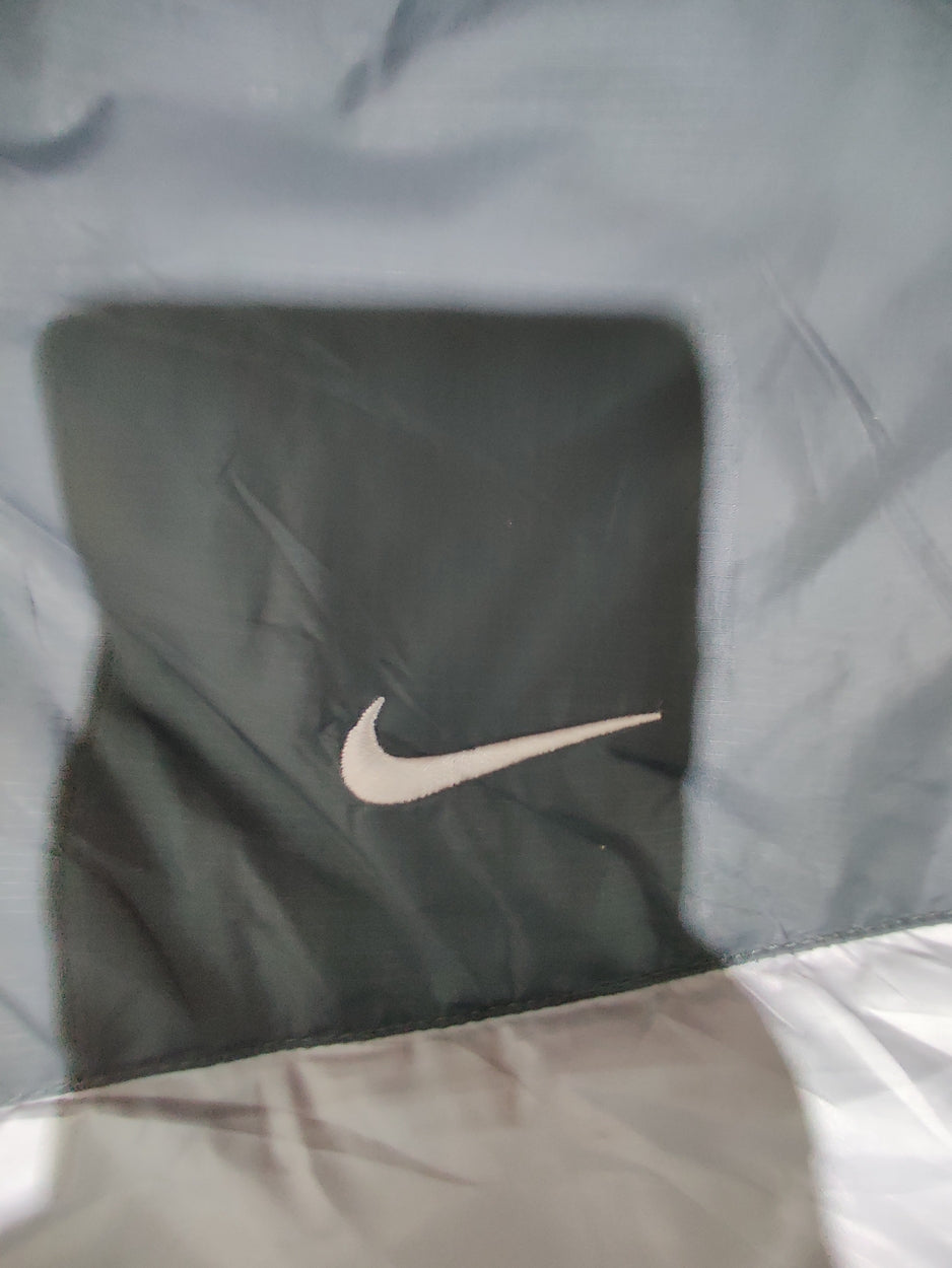 Nike Men Gray Puffer Vest Jacket