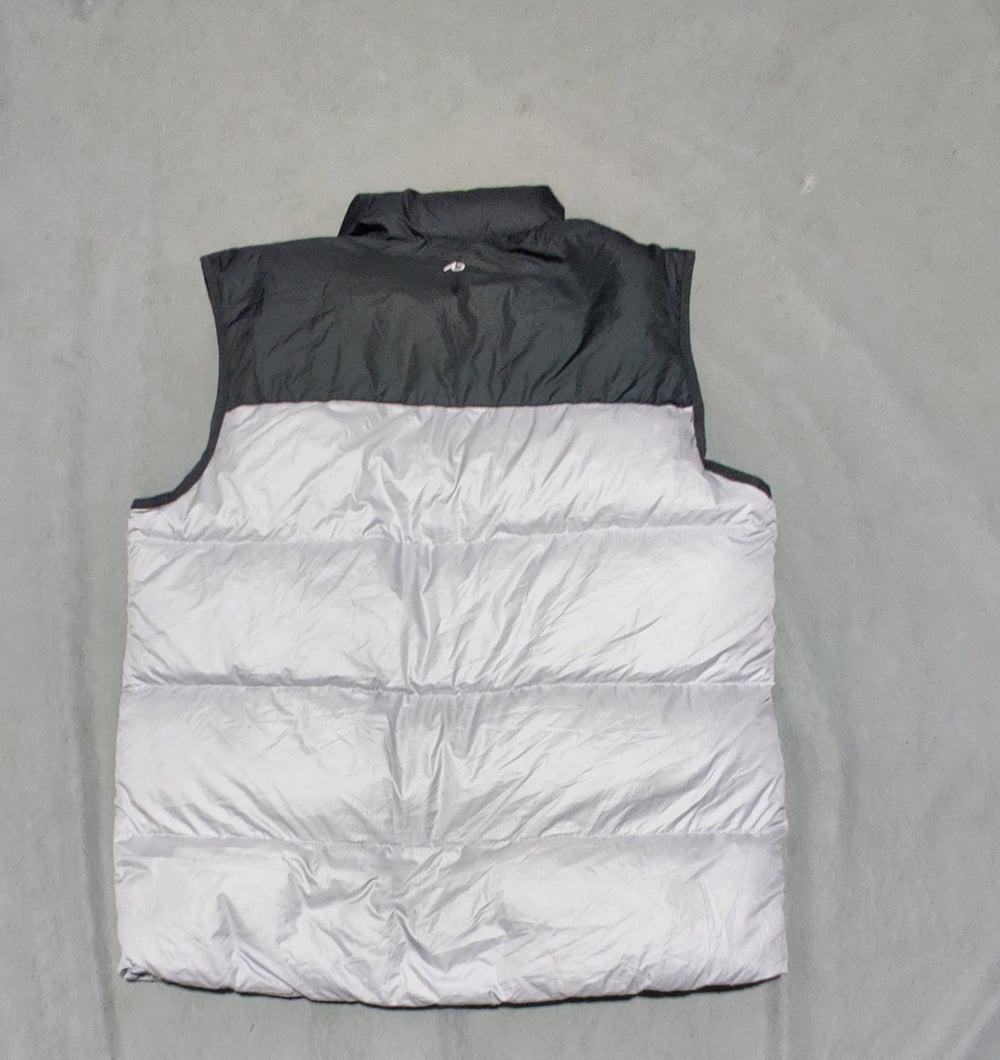 Nike Men Gray Puffer Vest Jacket