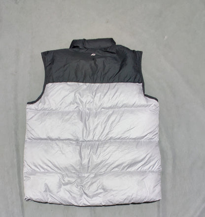Nike Men Gray Puffer Vest Jacket