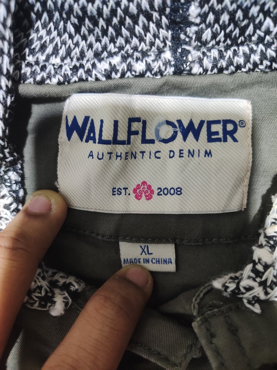 Wall Flower Women Green Cotton Jacket