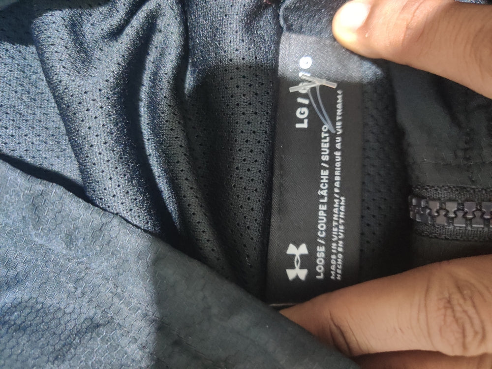Under Armour Men Sport Black Windbreaker