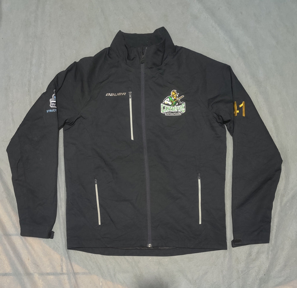 Bauer Men Sport Black Windbreaker