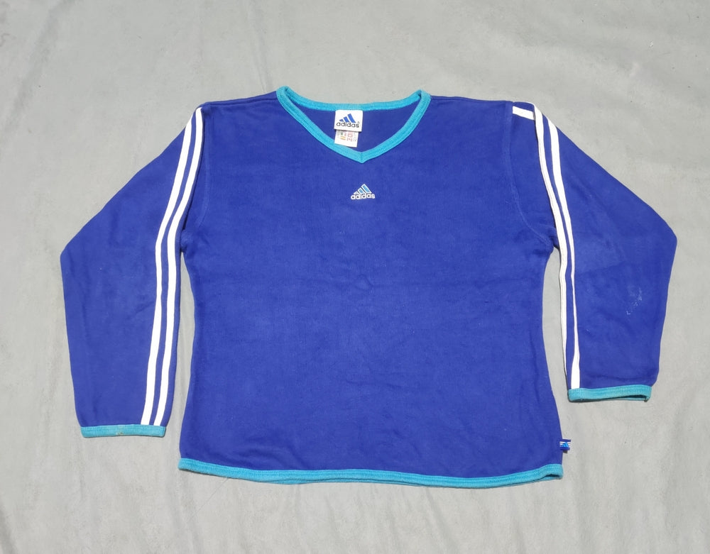 Adidas Women Blue Sweatshirt