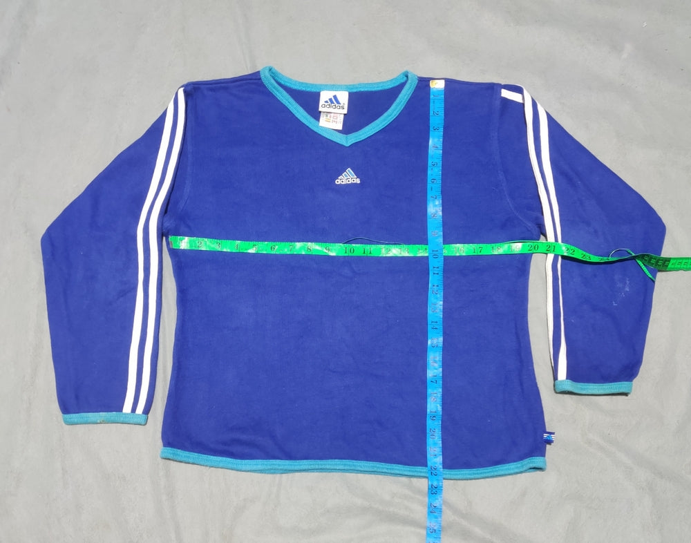 Adidas Women Blue Sweatshirt