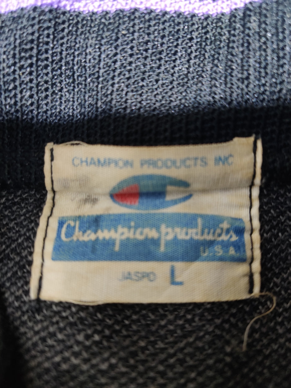 Champion Men Sport Black Zipper L