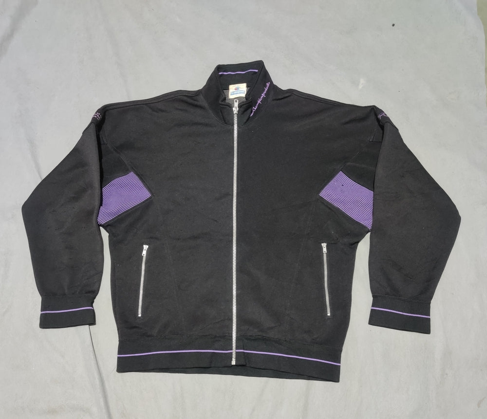 Champion Men Sport Black Zipper L